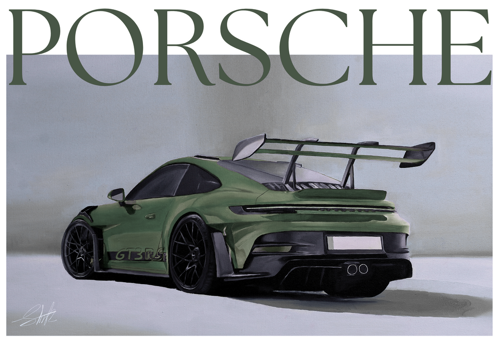 Poster GT3 No.2. Olive