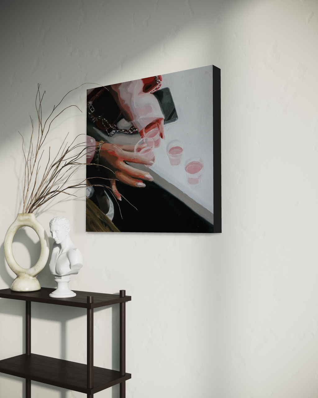 Pink Hour - Originalmålning