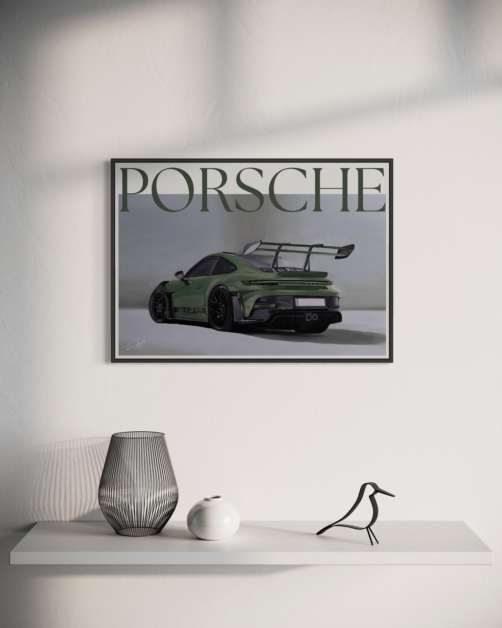 Poster GT3 No.2. Olive